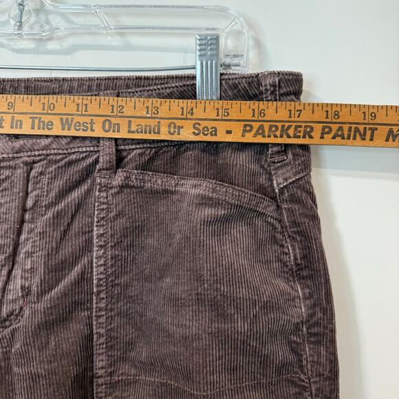 Anthropologie Pilcro Women's The Wanderer Pants Corduroy Cargo Utility 30 Brown - Picture 9 of 10